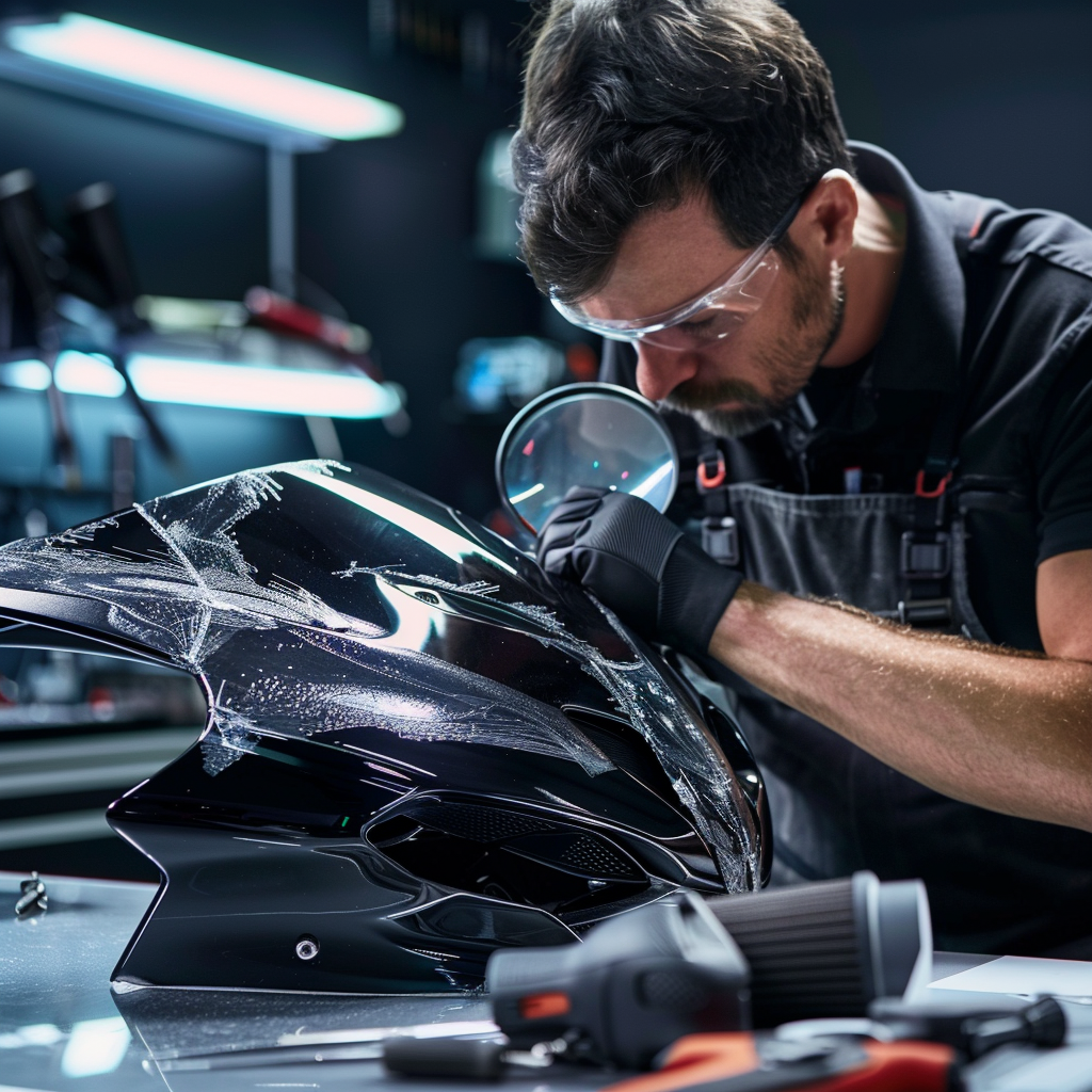 Smash Repairs Phuket Bodywork, Panel Beating & Smash Repairs in Phuket Davidv. 56221 A Motorcycle Technician Is Carefully Examining A 323eaa74 A63e 4e6e 8258 79fcc5c5f71b