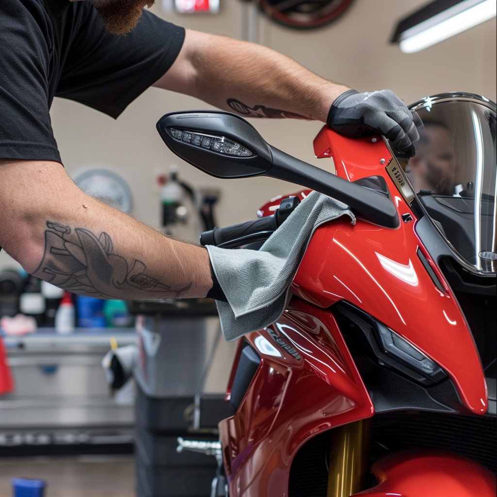 Smash Repairs Phuket Bodywork, Panel Beating & Smash Repairs in Phuket Davidv. 56221 A Technician Is Meticulously Cleaning A Motorcycl 925ffd74 184a 4701 9049 2ee20344da39