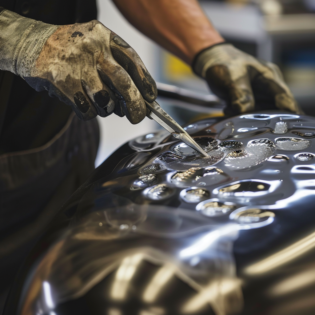 Smash Repairs Phuket Bodywork, Panel Beating & Smash Repairs in Phuket Davidv. 56221 An Intricate Image Depicting The Process Of Remov 7b0730e3 F3b9 4334 8ba1 6cec2c2e7cec
