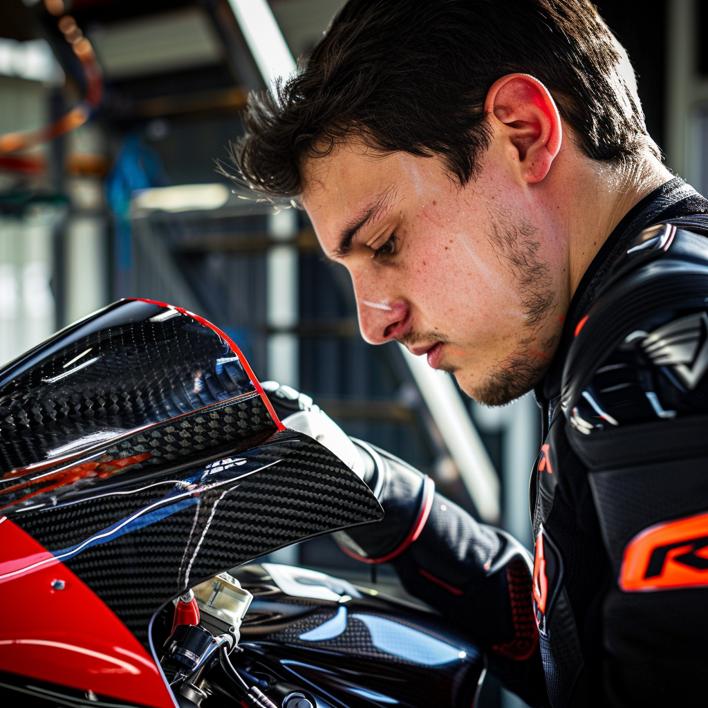 Smash Repairs Phuket Bodywork, Panel Beating & Smash Repairs in Phuket Davidv. 56221 Create An Image Of A Motorbike Racer Inspecting A A558242f 8e23 4334 9813 Ca1e90d7f699