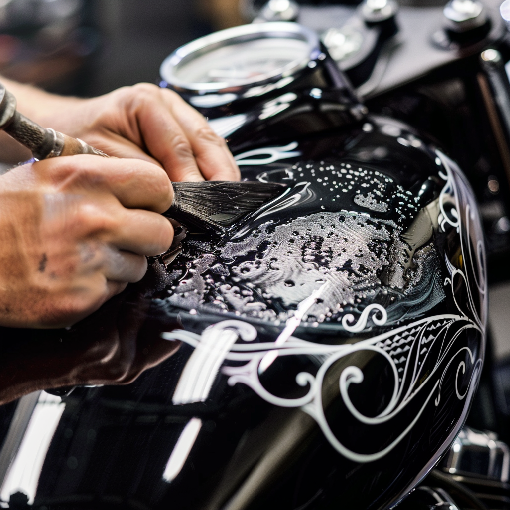 Smash Repairs Phuket Bodywork, Panel Beating & Smash Repairs in Phuket Davidv. 56221 Envision A Close Up Of A Motorbike Tank As A Skil 68a6f887 4b56 404e B4c1 D33bc518cfaf