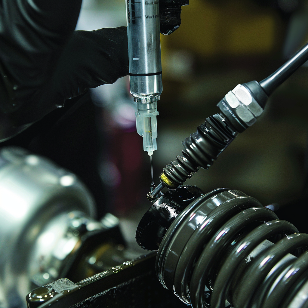 Smash Repairs Phuket Bodywork, Panel Beating & Smash Repairs in Phuket Davidv. 56221 Envision A Close Up Of A Shock Absorber Being Ref 213d60f4 1171 411f Acc5 4a763a0d02df