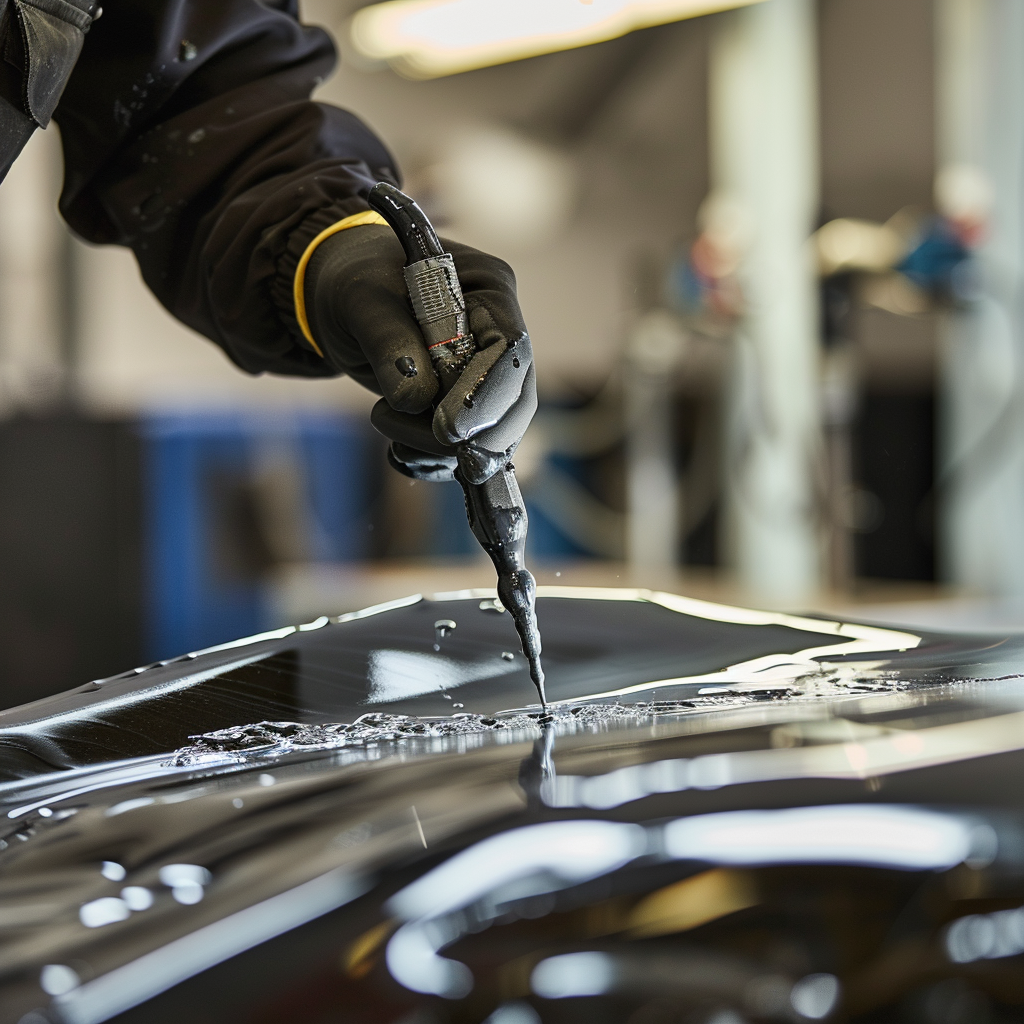 Smash Repairs Phuket Bodywork, Panel Beating & Smash Repairs in Phuket Davidv. 56221 Envision A Close Up Of A Skilled Worker Using A S Dc8c1162 Bf0c 4993 9508 721d097a59fe