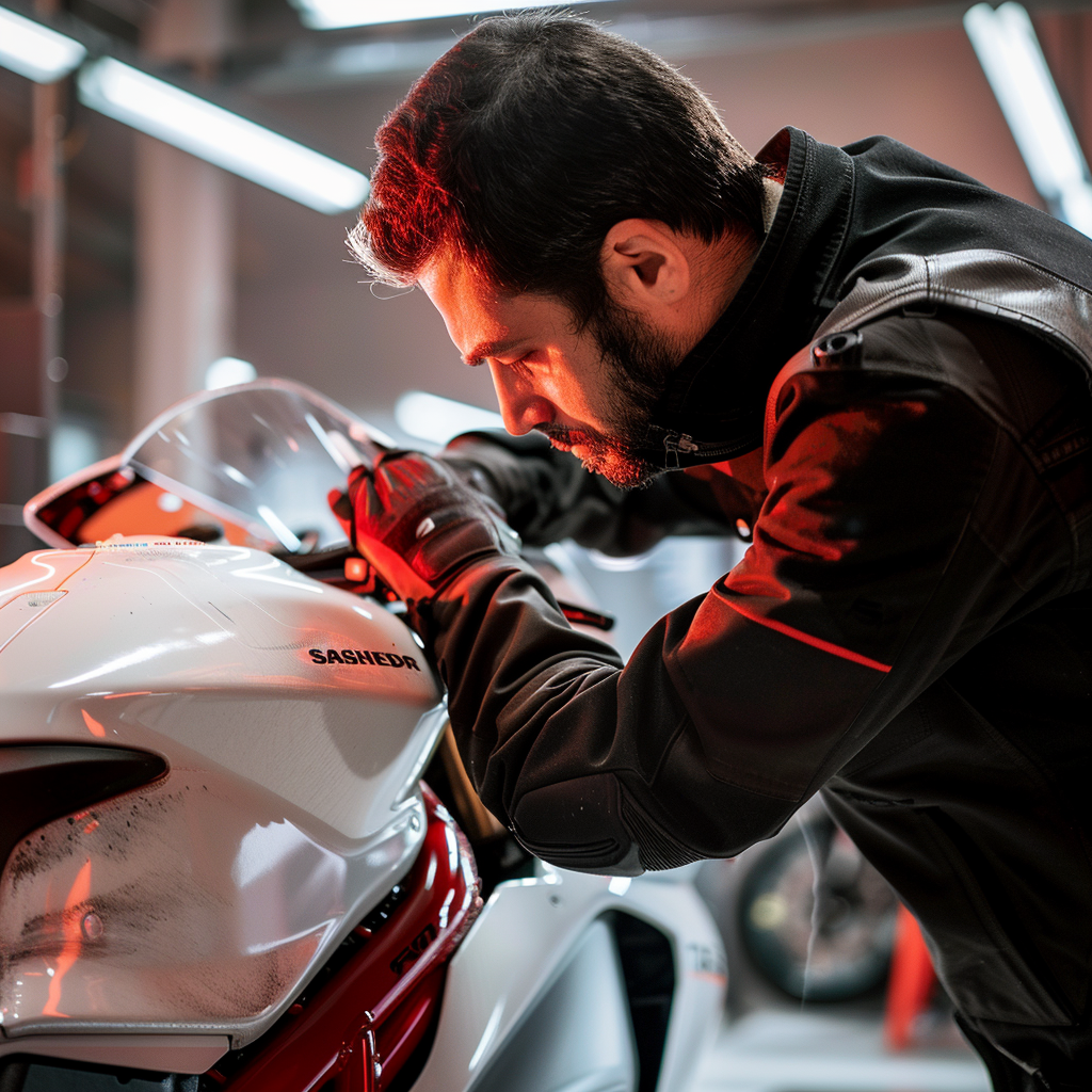 Smash Repairs Phuket Bodywork, Panel Beating & Smash Repairs in Phuket Davidv. 56221 Envision A Motorbike In A Workshop Under Bright L Ca9abeab 7dbe 41ee Bc17 B5742d0ea3d3