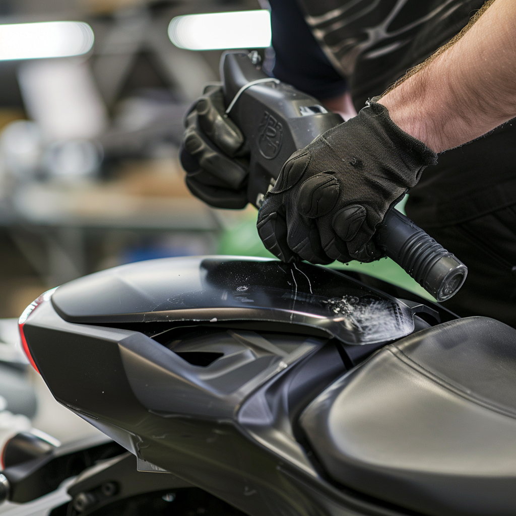 Smash Repairs Phuket Bodywork, Panel Beating & Smash Repairs in Phuket Davidv. 56221 Envision A Motorbike Seat Cowl With A Noticeable 638de7d2 C8c9 4988 A7d6 62371442f08c