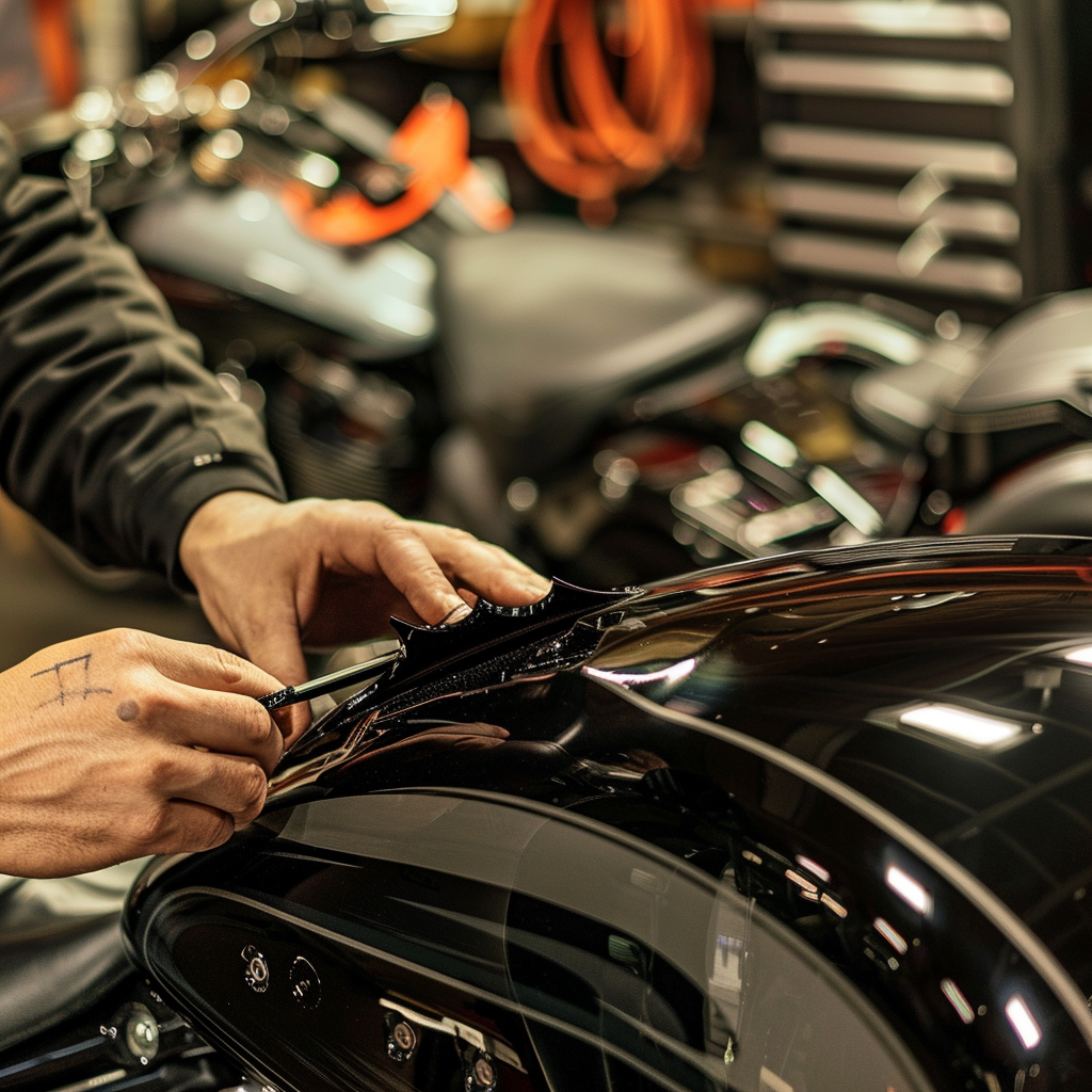 Smash Repairs Phuket Bodywork, Panel Beating & Smash Repairs in Phuket Davidv. 56221 Envision A Motorbike Side Panel With A Noticeable 66ee1eb2 3ef8 459c A905 E22850a48d8b