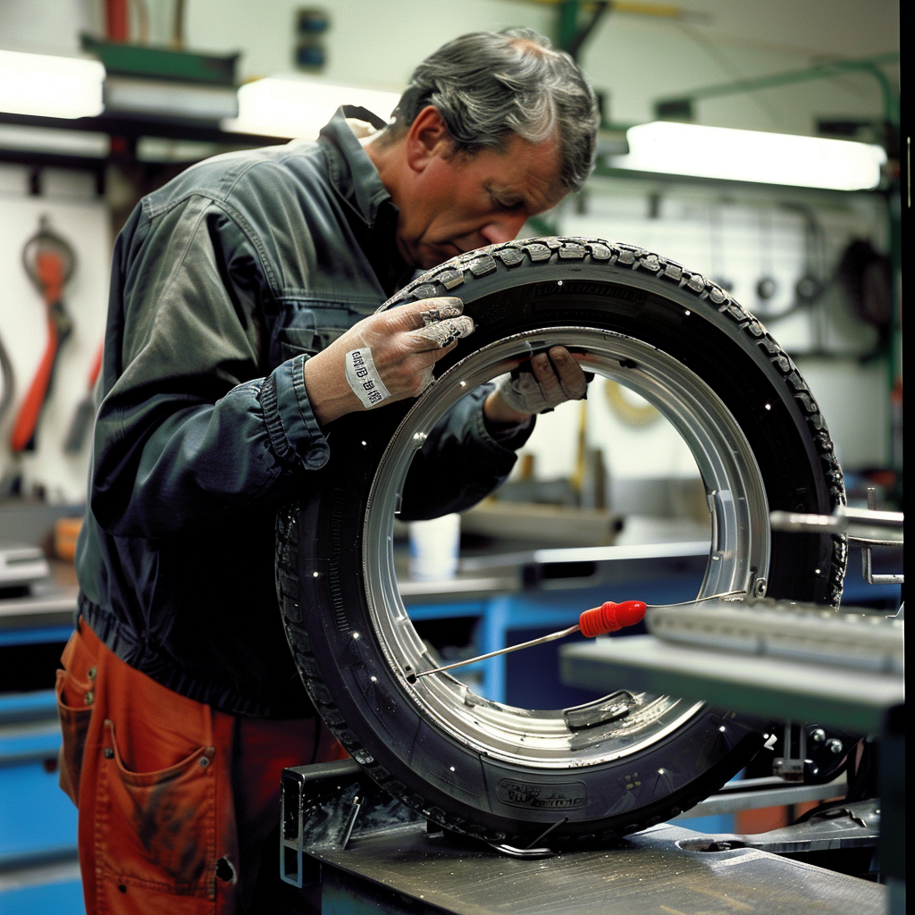 Smash Repairs Phuket Bodywork, Panel Beating & Smash Repairs in Phuket Davidv. 56221 Envision A Motorbike With A Bent Wheel Rim Being 70625af4 B506 4064 835d Ca7550d5a878