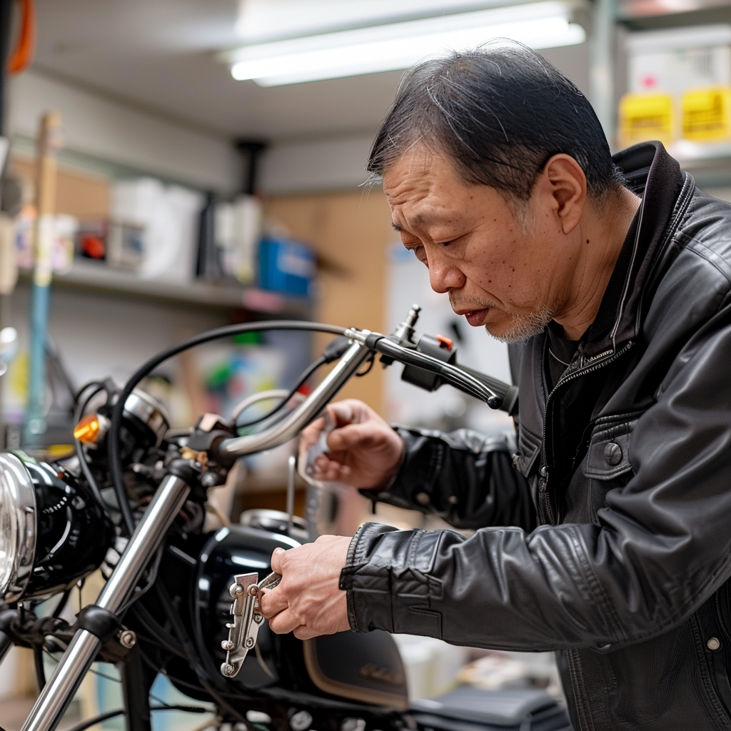 Smash Repairs Phuket Bodywork, Panel Beating & Smash Repairs in Phuket Davidv. 56221 Envision The Motorbike Owner Inspecting The Newly 2d1dbc98 1922 4307 98b3 06be481b0208