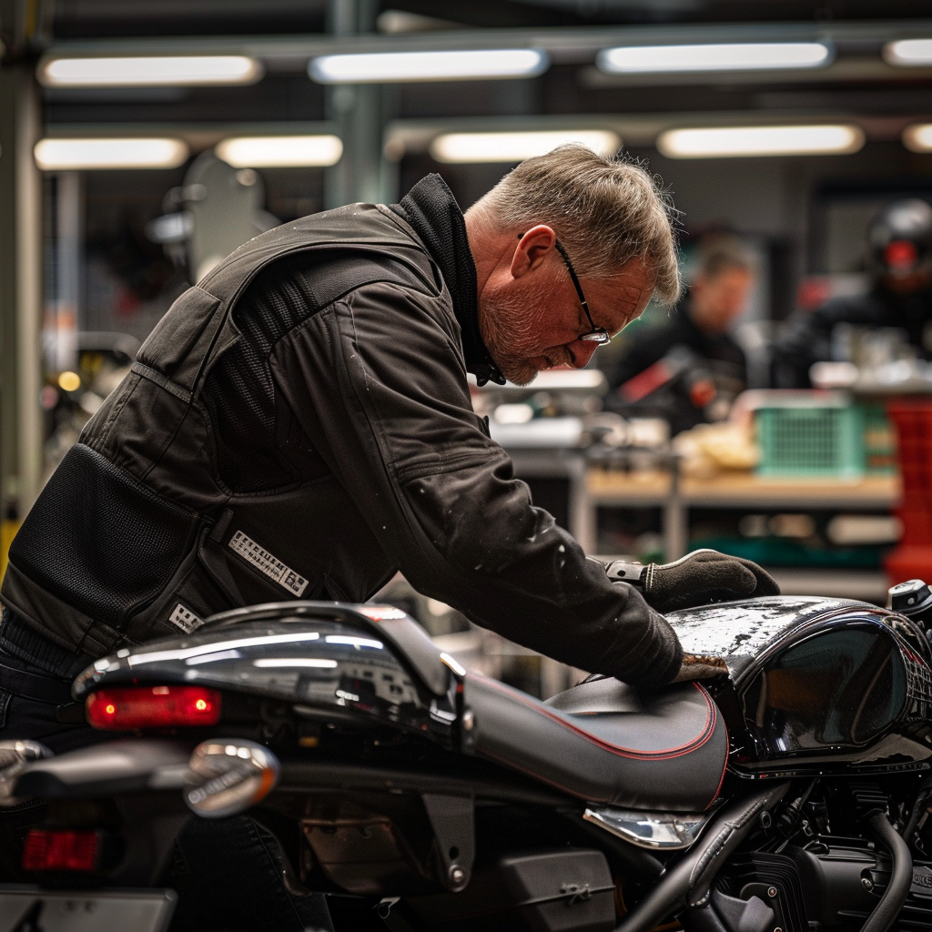 Smash Repairs Phuket Bodywork, Panel Beating & Smash Repairs in Phuket Davidv. 56221 Envision The Motorbike Owner Inspecting The Newly 31e0e078 066f 4035 A25d 964ec72797cf