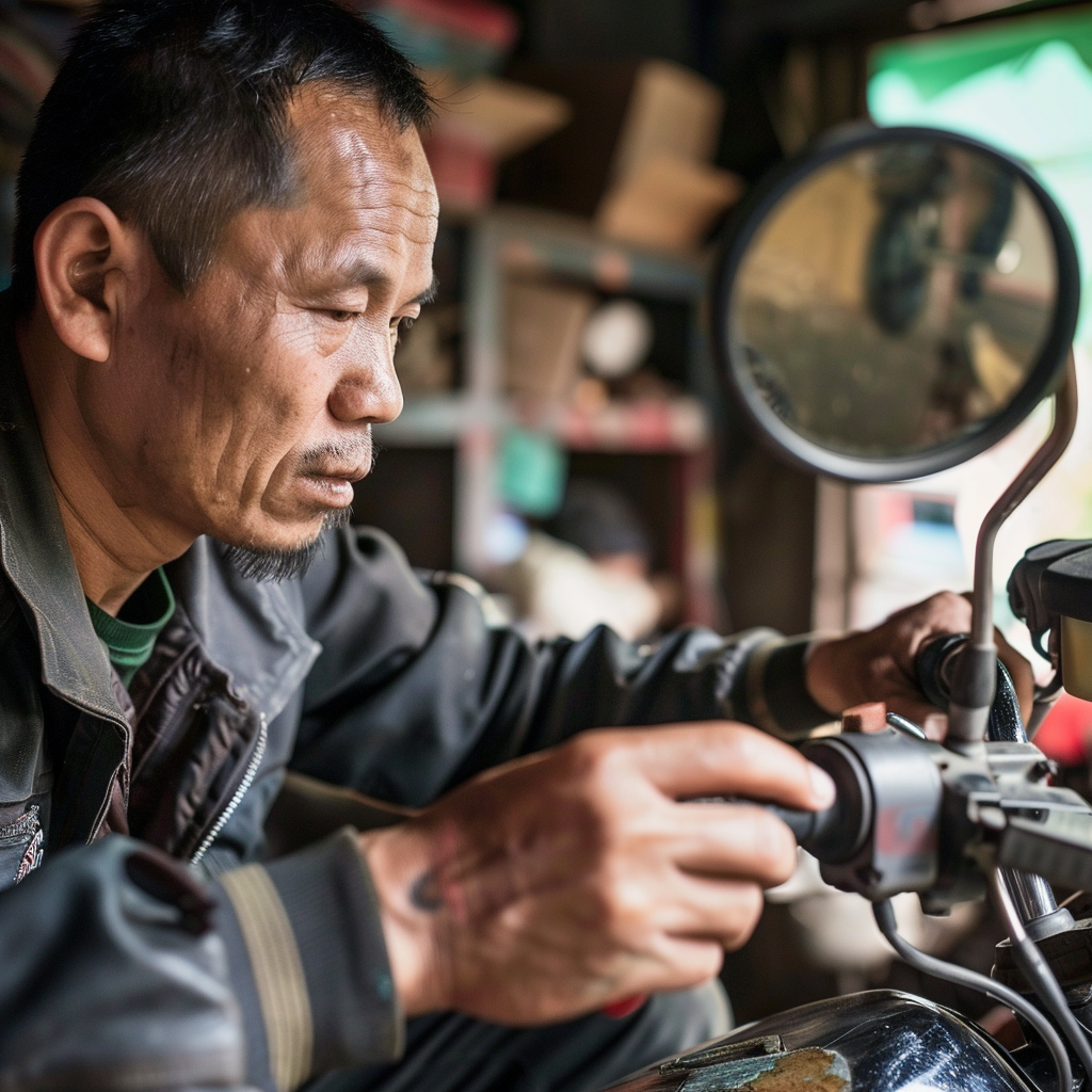 Smash Repairs Phuket Bodywork, Panel Beating & Smash Repairs in Phuket Davidv. 56221 Envision The Motorbike Owner Inspecting The Newly 34bd9764 Ad2a 4b53 Ada4 45d39f7ba275