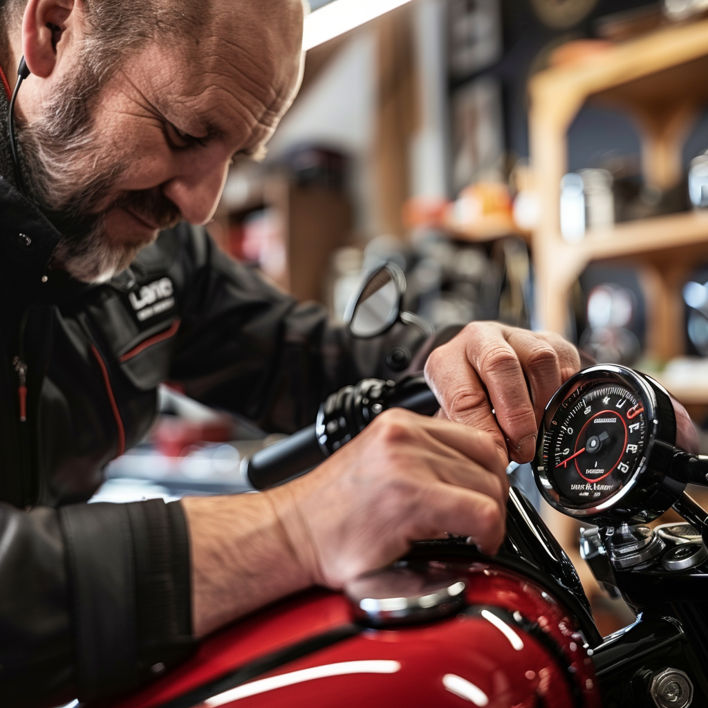 Smash Repairs Phuket Bodywork, Panel Beating & Smash Repairs in Phuket Davidv. 56221 Envision The Motorbike Owner Inspecting The Newly A392fca6 E8fd 4bf9 Afa3 5e9bda43bc9b
