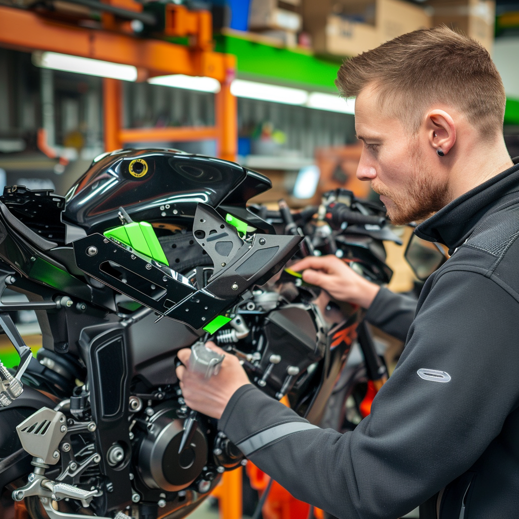 Smash Repairs Phuket Bodywork, Panel Beating & Smash Repairs in Phuket Davidv. 56221 Envision The Motorbike Owner Inspecting The Newly Fab01101 648e 4a94 A7b5 47bad92a007a