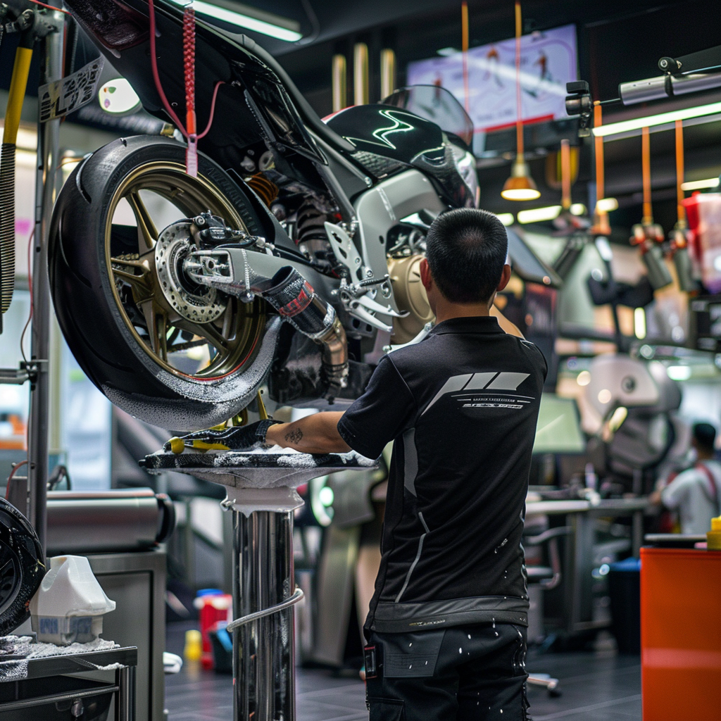 Smash Repairs Phuket Bodywork, Panel Beating & Smash Repairs in Phuket Davidv. 56221 Imagine A Motorbike Undergoing A Thorough Cleanin 31c3c6bb D624 4215 A919 032a2a6e63de