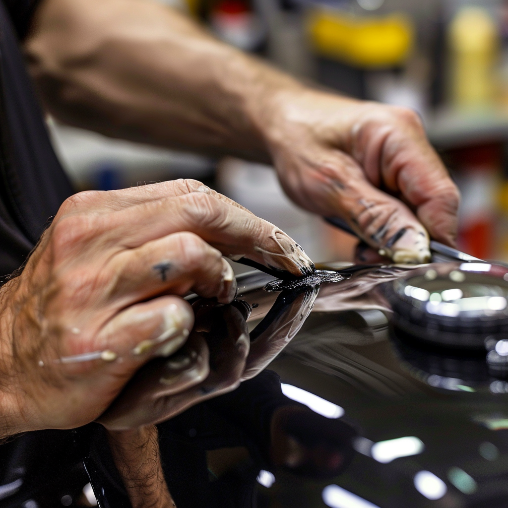 Smash Repairs Phuket Bodywork, Panel Beating & Smash Repairs in Phuket Davidv. 56221 Picture A Close Up Of A Technicians Hands Skillfu Dab0d1ef 5e5b 4a6e A0bc 294f9802ca53