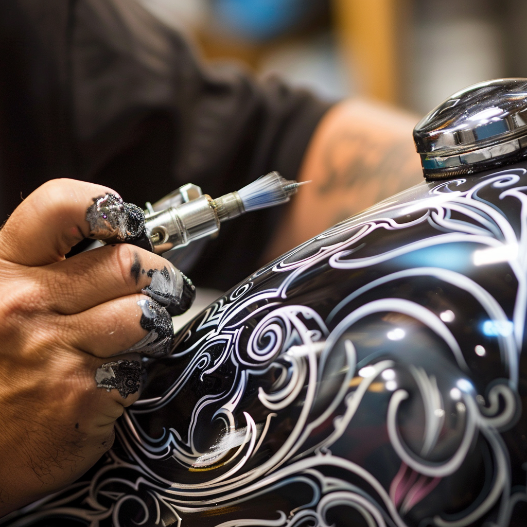 Smash Repairs Phuket Bodywork, Panel Beating & Smash Repairs in Phuket Davidv. 56221 Picture A Close Up Of An Airbrush Artist Adding I Dd7f242f F4bd 420a 9189 Deda60eab42c