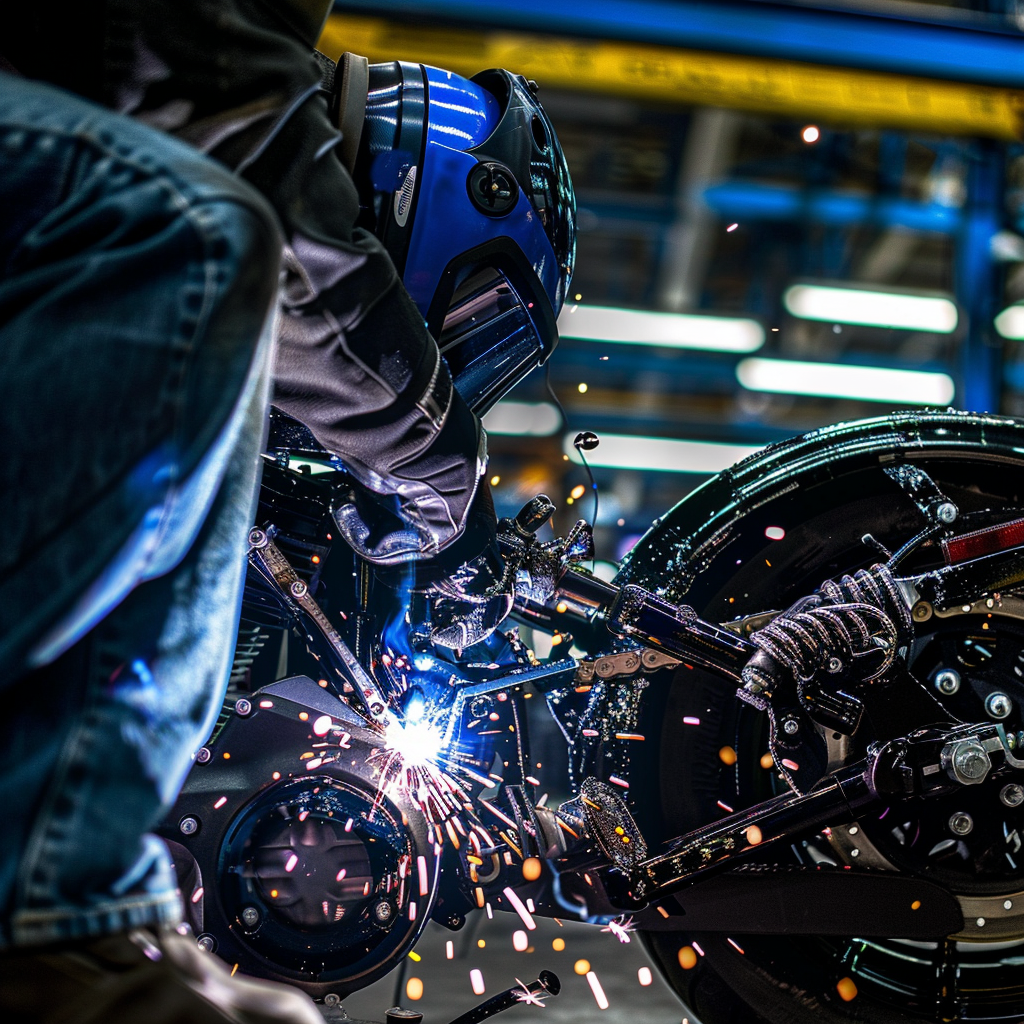 Smash Repairs Phuket Bodywork, Panel Beating & Smash Repairs in Phuket Davidv. 56221 Picture A Motorcycle Swingarm Being Welded By A S C74619a0 7be9 4581 A154 521b24930294
