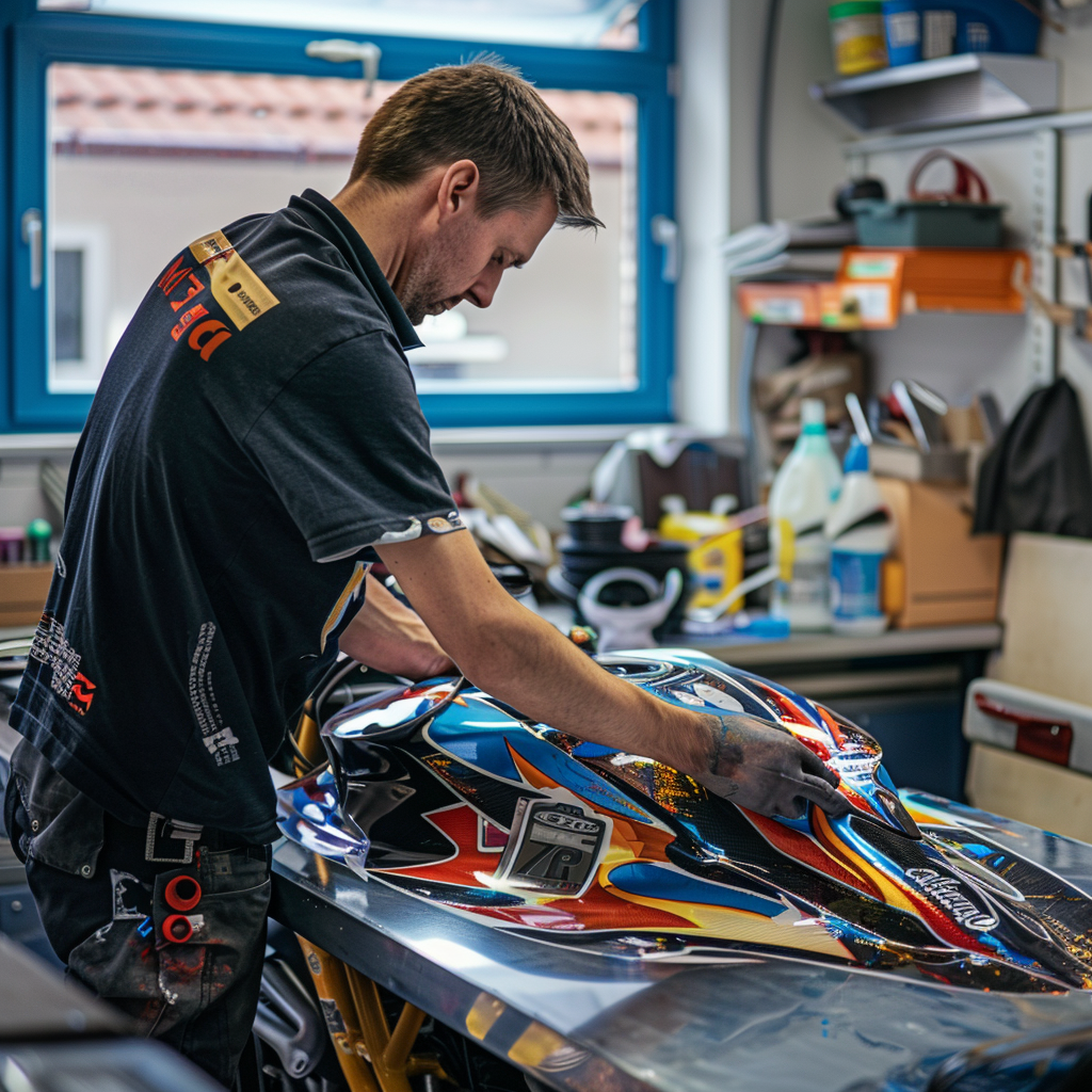 Smash Repairs Phuket Bodywork, Panel Beating & Smash Repairs in Phuket Davidv. 56221 Picture A Technician Meticulously Removing Old Fa B7dc066b Efe8 423a 97f5 5ea12aa7b437