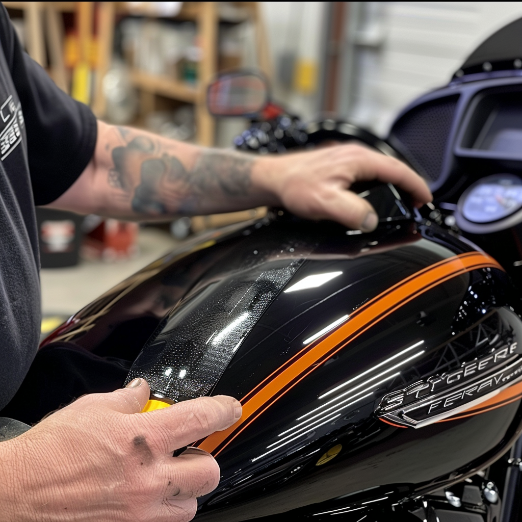 Smash Repairs Phuket Bodywork, Panel Beating & Smash Repairs in Phuket Davidv. 56221 The Image Captures The Technician Applying Vinyl 6fe6299e 4680 4e88 Ae08 1bc05ffb0889
