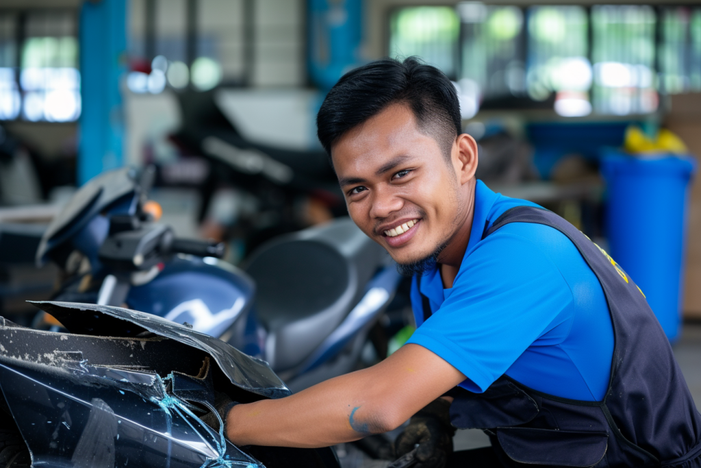 Smash Repairs Phuket Bodywork, Panel Beating & Smash Repairs in Phuket Davidv. 56221 A Photo Of A Smiley Thai Worker Wearing An Electr D8769eb6 Eb5c 4b3e Bd8b 264e90ea2244