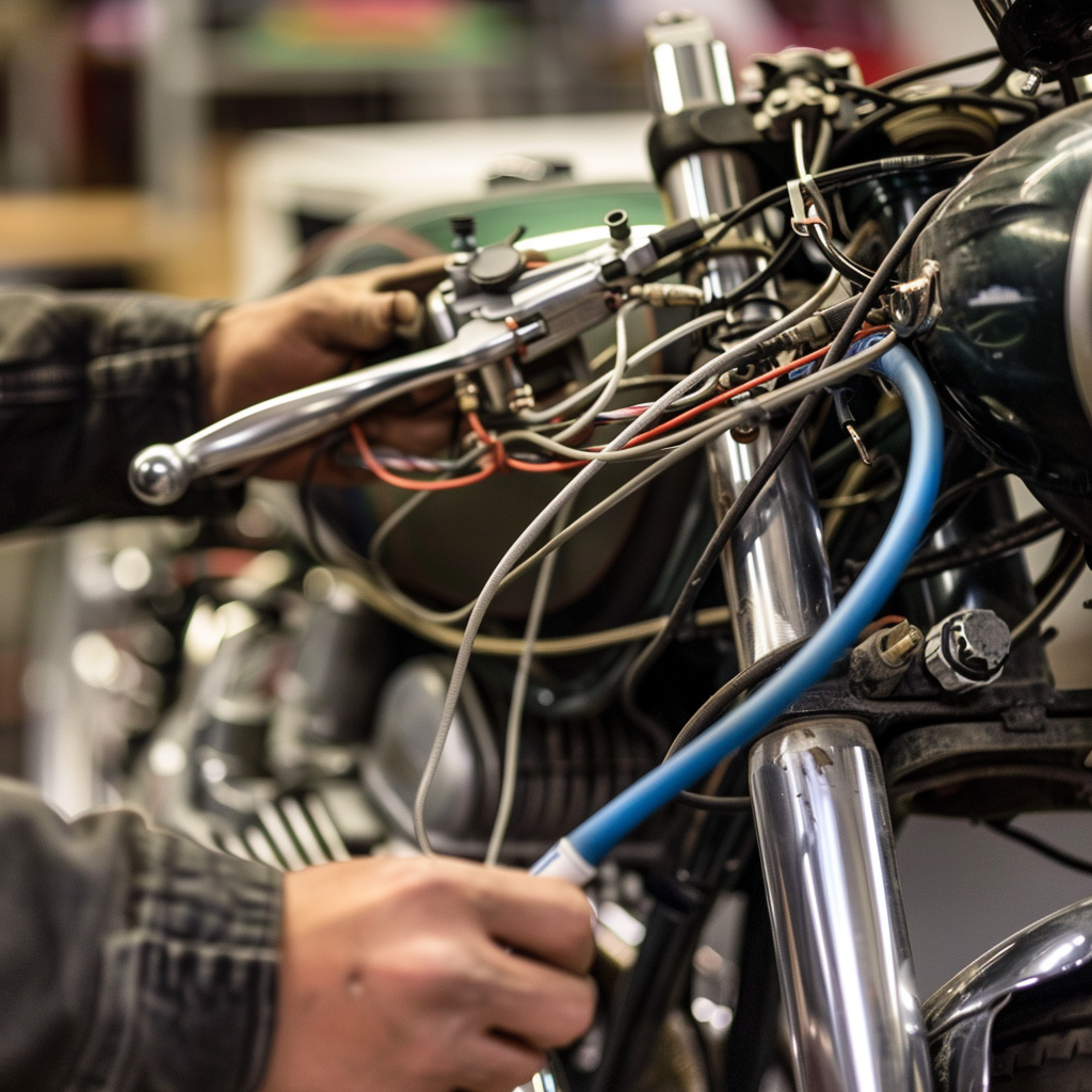 Smash Repairs Phuket Bodywork, Panel Beating & Smash Repairs in Phuket Davidv. 56221 A Classic Motorcycles Wiring Harness Being Meticu 17426569 6426 4e75 99a1 17278a669d42