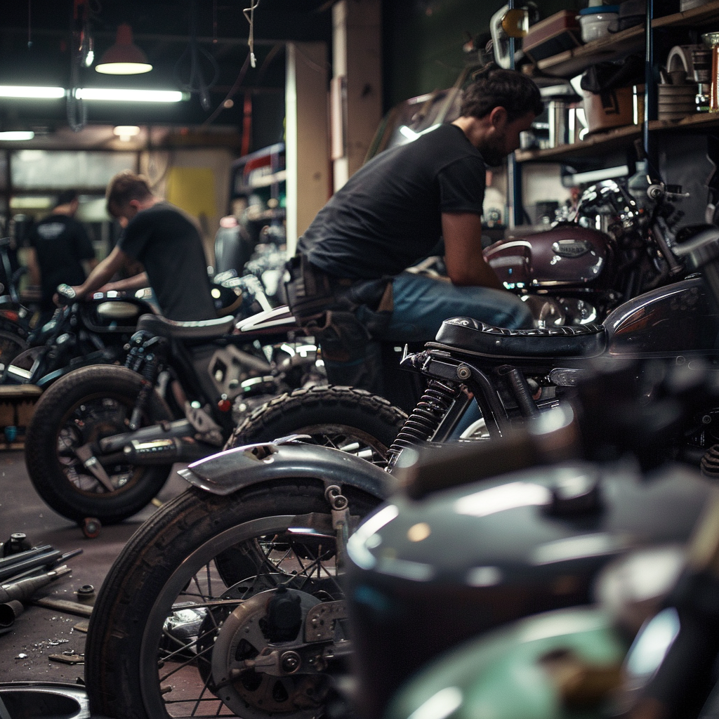 Smash Repairs Phuket Bodywork, Panel Beating & Smash Repairs in Phuket Davidv. 56221 A Dynamic Scene From A Lively Motorbike Workshop 37fa874b 6d22 47a5 95d6 76d9db392c25