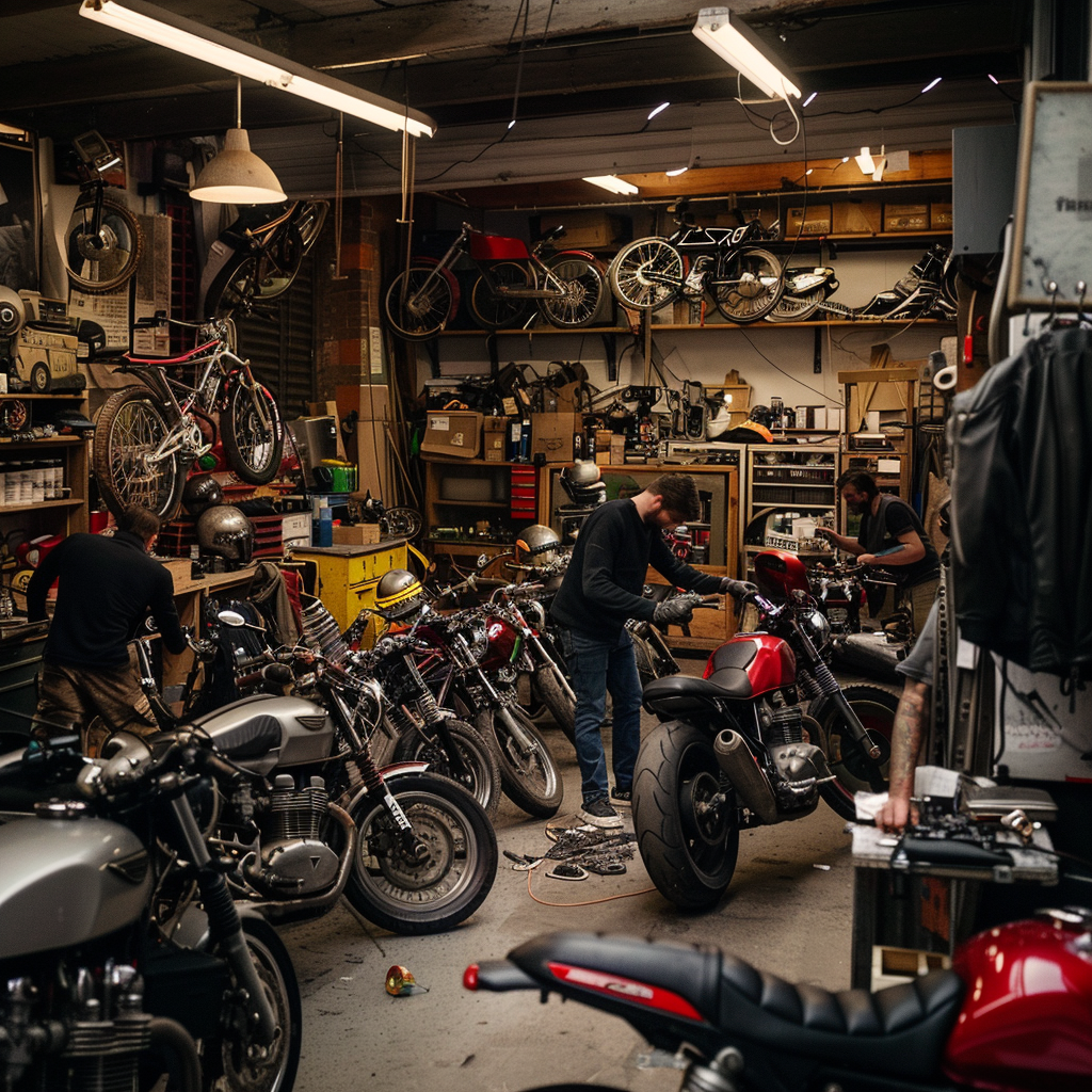 Smash Repairs Phuket Bodywork, Panel Beating & Smash Repairs in Phuket Davidv. 56221 A Dynamic Scene Within A Bustling Motorbike Works B1219230 120a 45b2 Adf0 14ac4550e92e