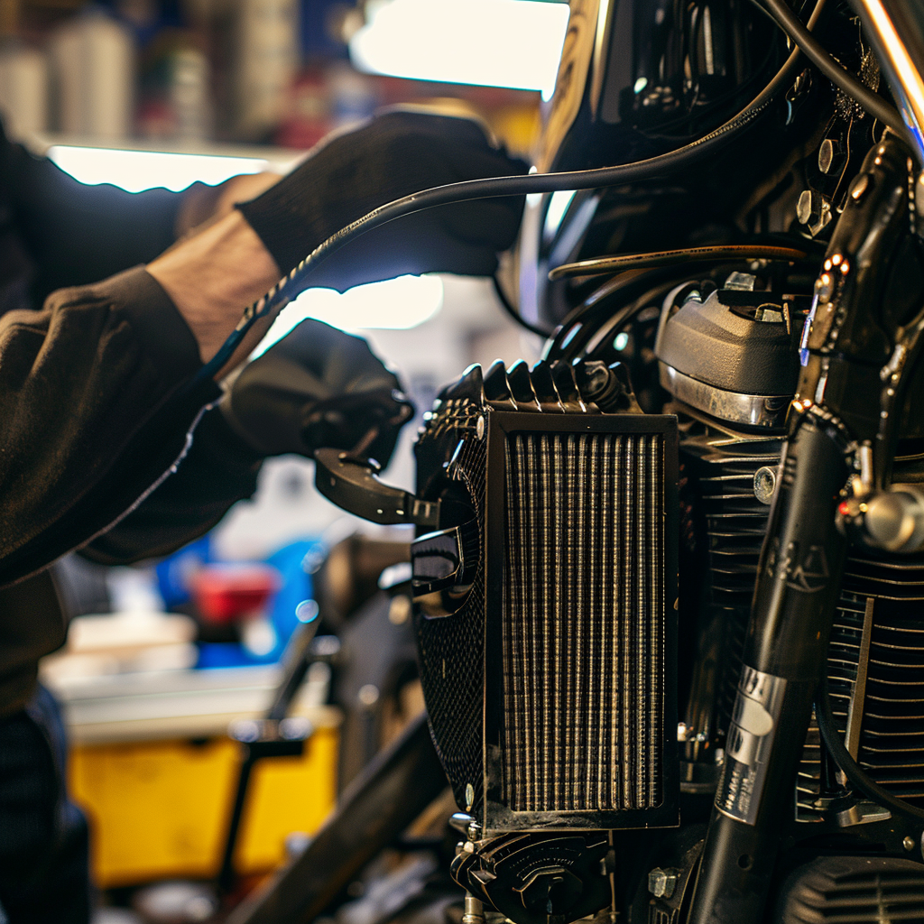 Smash Repairs Phuket Bodywork, Panel Beating & Smash Repairs in Phuket Davidv. 56221 A Touring Motorcycle Having Its Oil Cooler Cover D5fe6349 C653 4a06 8d57 00c0da68bd58
