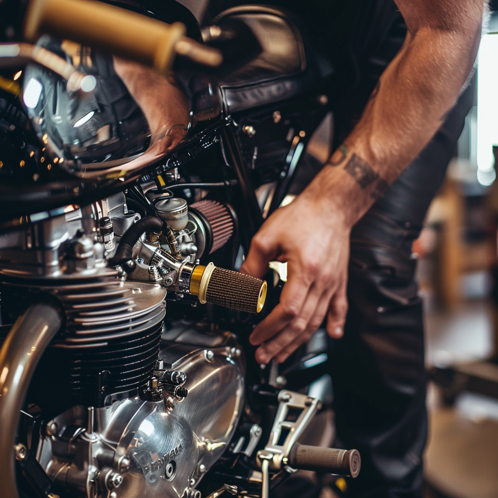 Smash Repairs Phuket Bodywork, Panel Beating & Smash Repairs in Phuket Davidv. 56221 A Vintage Motorcycle Receiving A Custom Rearset A D86b6b8e 5821 42f6 804c Fd5bcad89f42