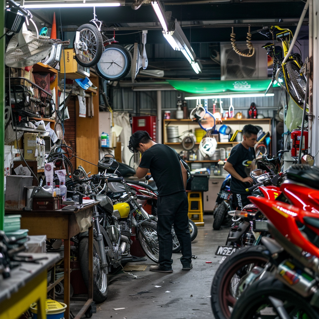 Smash Repairs Phuket Bodywork, Panel Beating & Smash Repairs in Phuket Davidv. 56221 An Action Packed Scene Inside A Bustling Motorbik 8b35b57a B7a3 43de 916c 64e95476b340