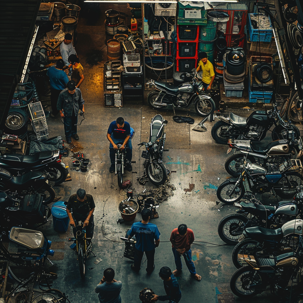 Smash Repairs Phuket Bodywork, Panel Beating & Smash Repairs in Phuket Davidv. 56221 An Energetic Snapshot From Inside A Bustling Moto 41777847 A14c 4ba5 9eb6 B81e35e12eb2