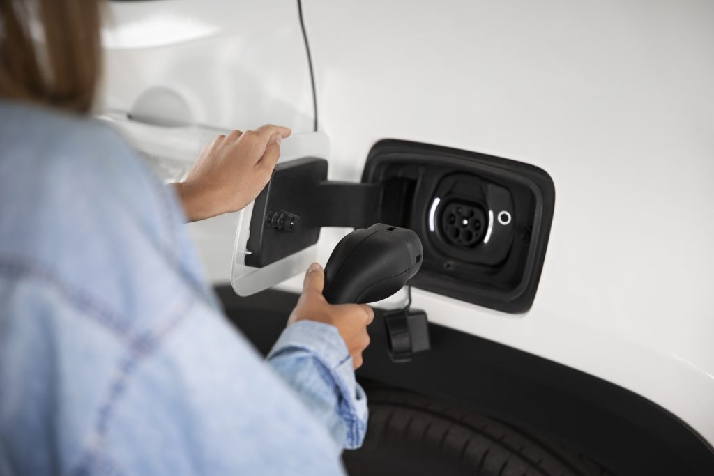 Smash Repairs Phuket Bodywork, Panel Beating & Smash Repairs in Phuket Close Up Electric Car Charging